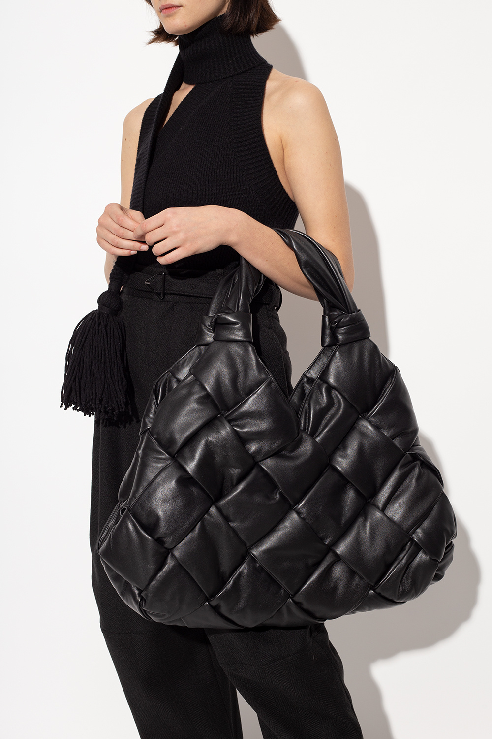 Black 'Andiamo Small' shoulder bag Bottega Veneta - Vitkac TW