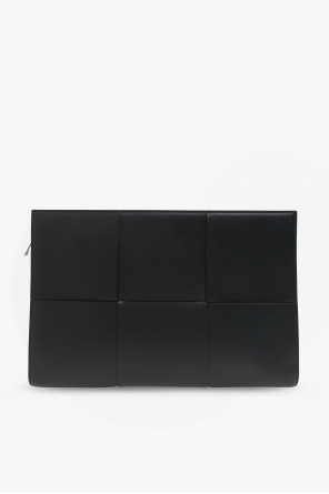 ‘arco medium’ leather briefcase od cotton-twill bottega Veneta