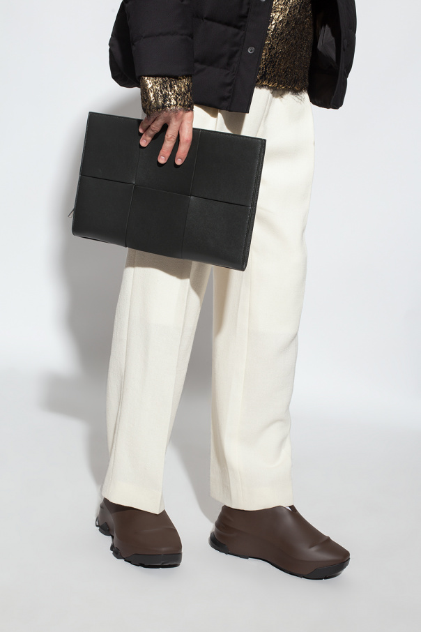 bottega Leg Veneta Leather briefcase