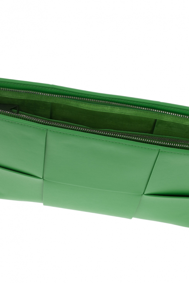 Bottega fold-top Veneta ‘Arco Medium’ leather briefcase
