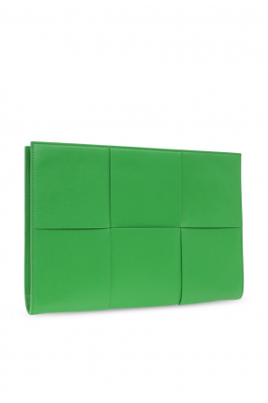 Bottega fold-top Veneta ‘Arco Medium’ leather briefcase