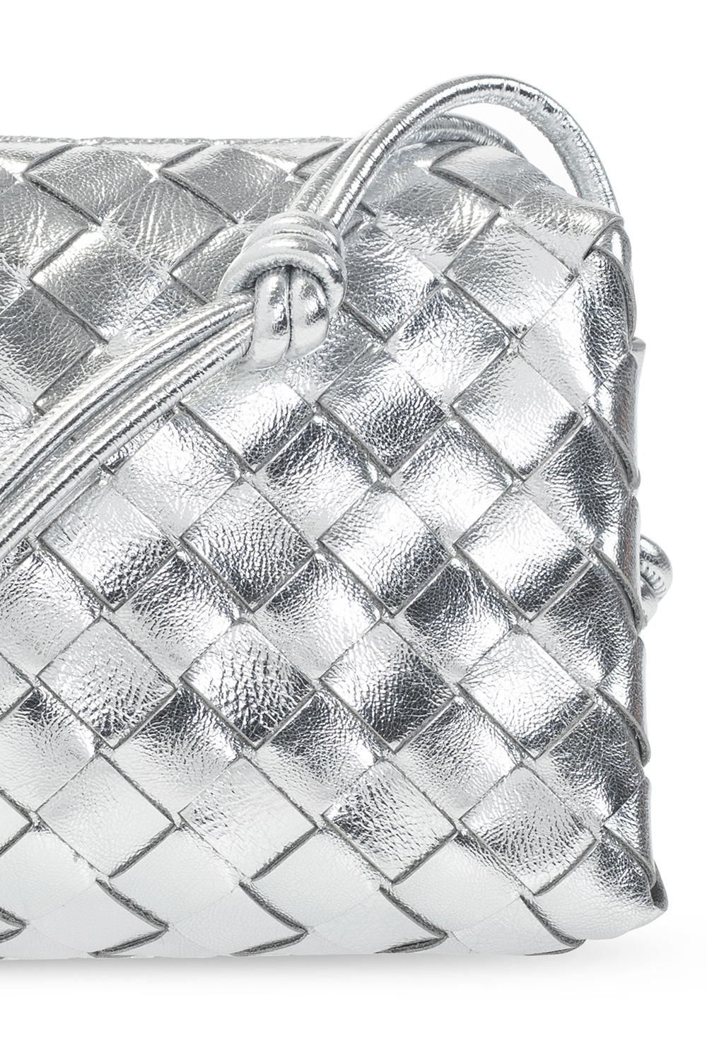 Silver 'Turn Small' shoulder bag Bottega Veneta - Vitkac HK