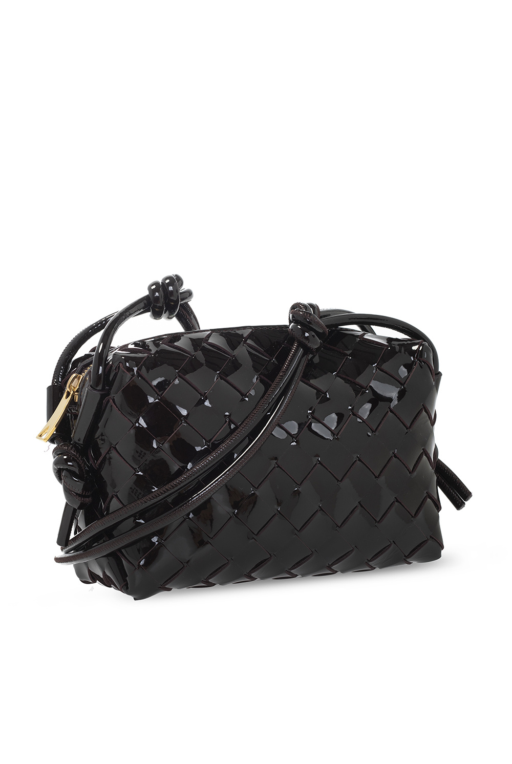 Bottega Veneta Mini Loop Intrecciato Shoulder Bag Leather Light Brown  680254 Use