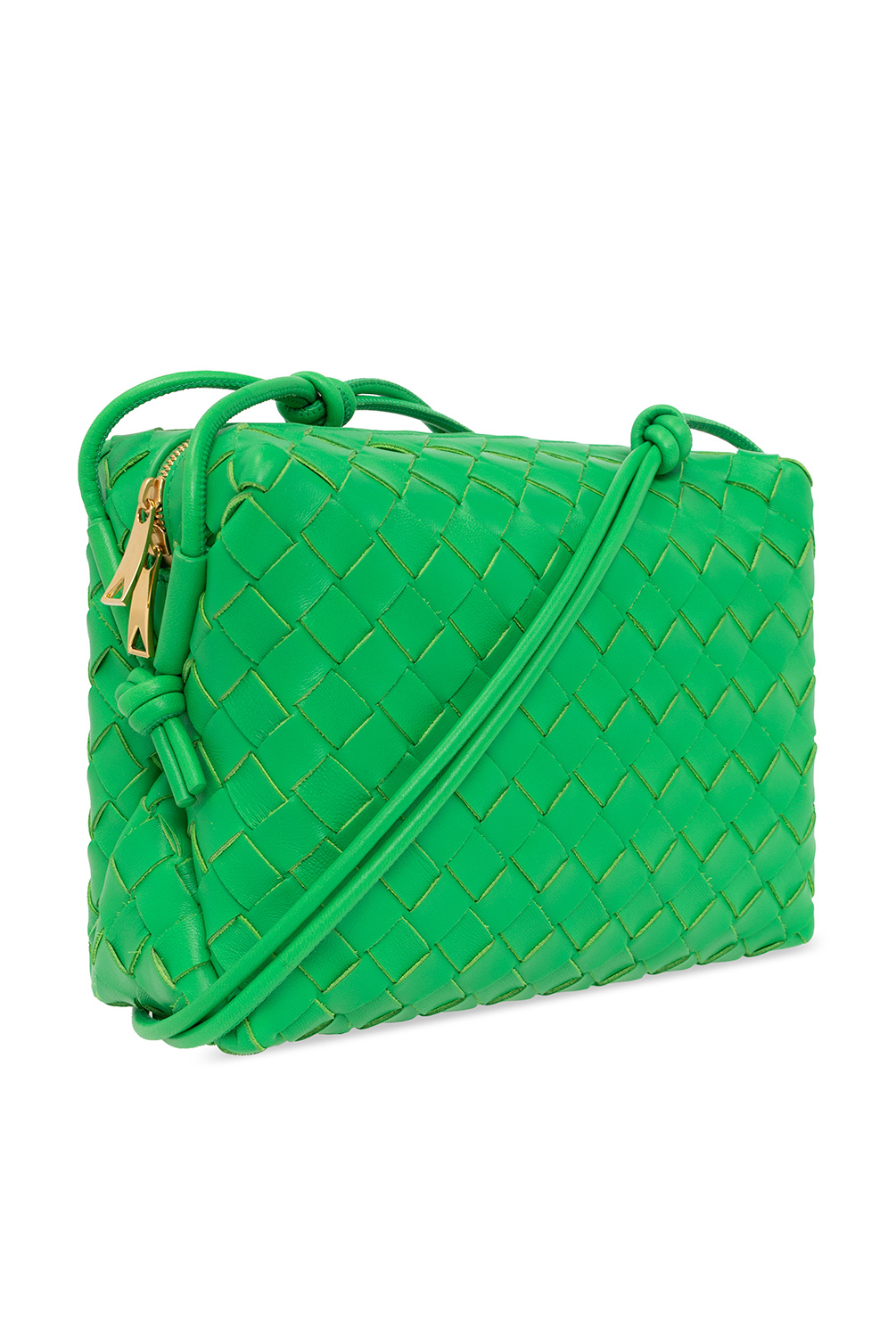 Green 'Loop Small' shoulder bag skirt Bottega Veneta - skirt BOTTEGA VENETA  SZORTY Z ZAKŁADKAMI - IetpShops Canada