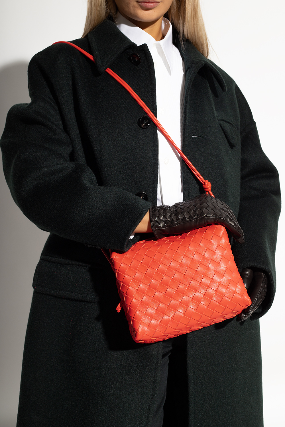 Red 'Loop Mini' shoulder bag Bottega Veneta - Vitkac HK