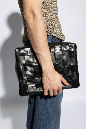 Leather briefcase od Bottega Veneta