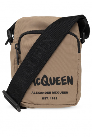 Alexander McQueen Baskets noires en cuir à clous