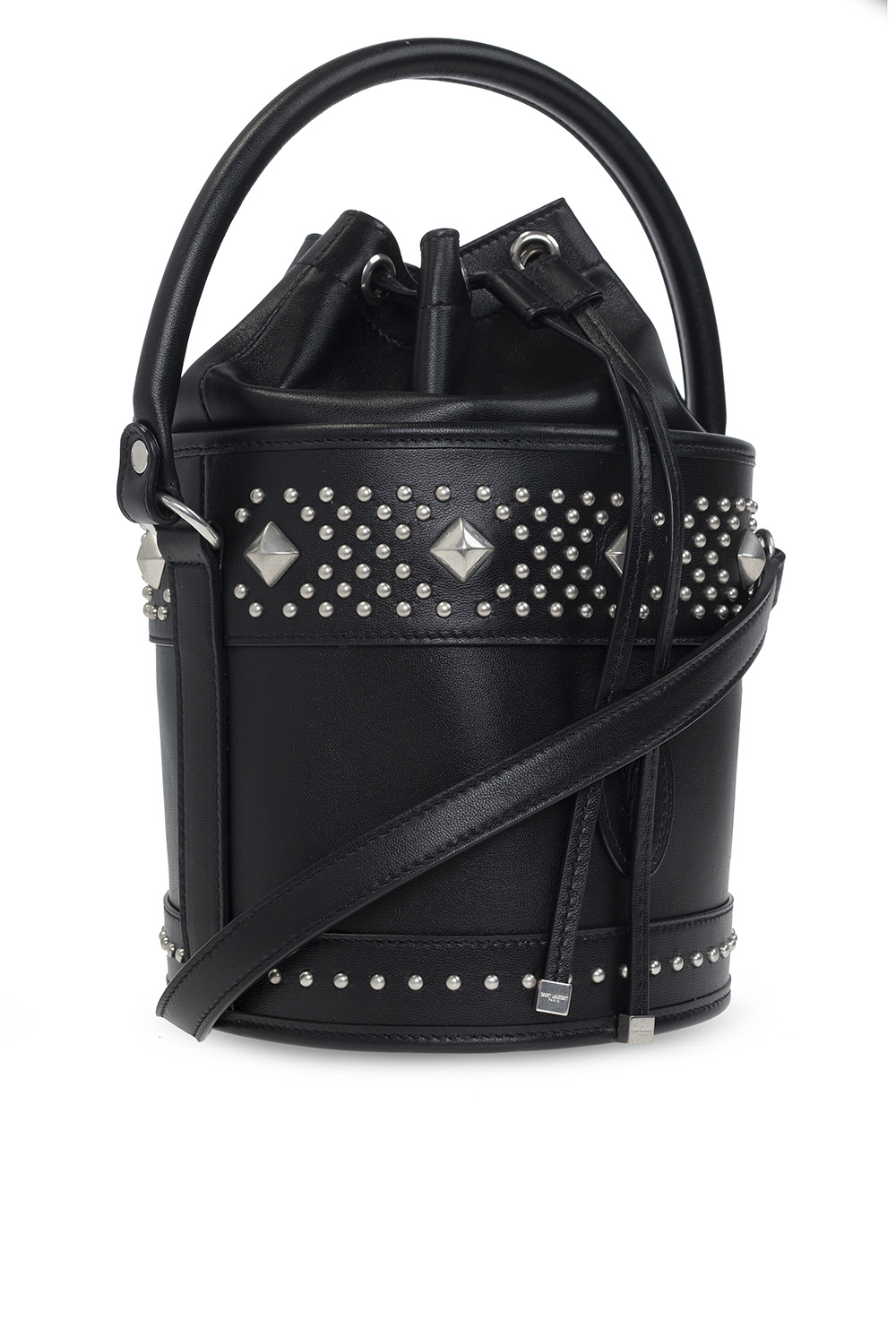 Saint Laurent Bahia Bucket Bag in Black