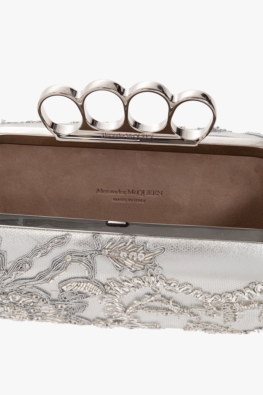 Alexander McQueen ‘Skull Four-Ring’ clutch