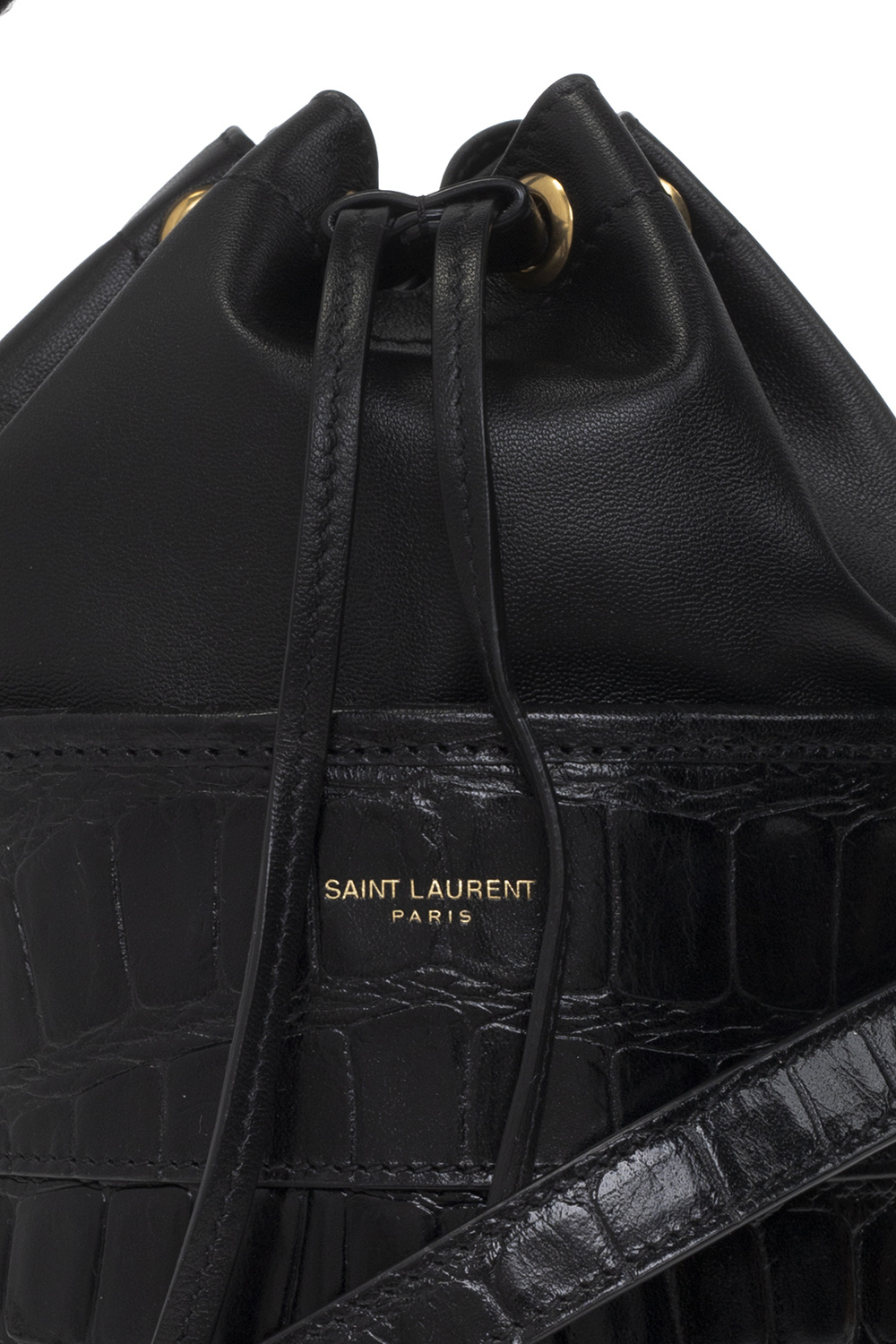 Saint Laurent Mini Flower Bucket Bag