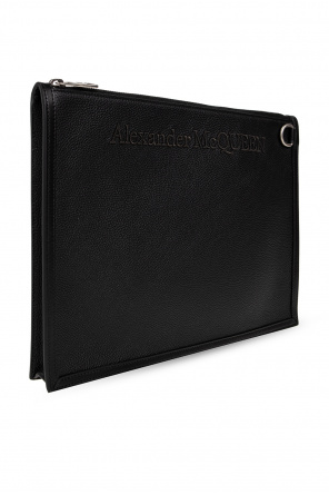 Alexander McQueen ‘Edge’ leather pouch