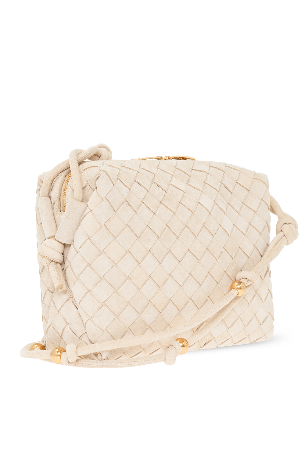 Bottega Veneta ‘Loop Small’ suede shoulder bag