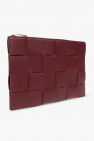 Bottega Veneta BURGUNDY ‘Pouch Small’ clutch