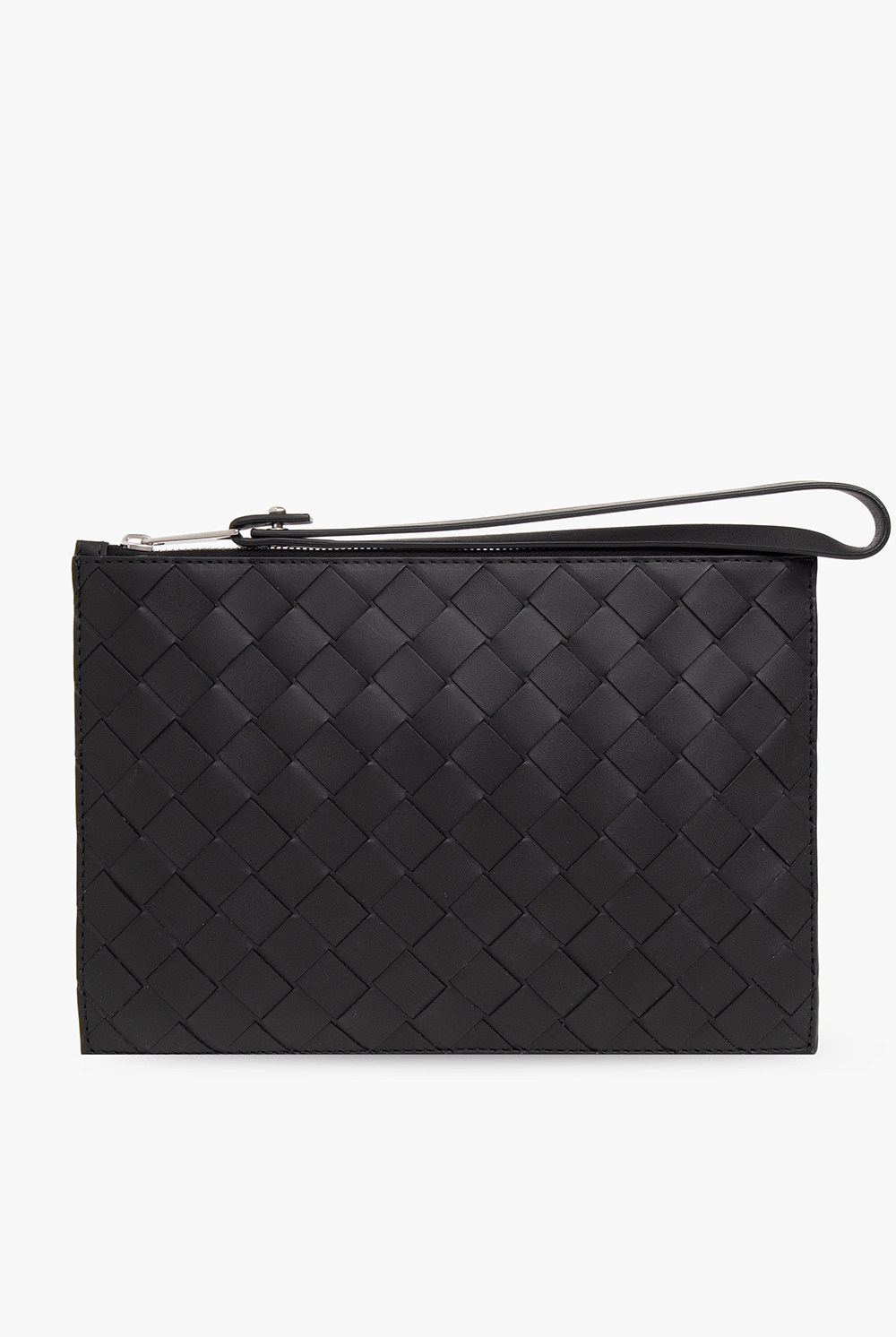 bottega ruched Veneta Leather pouch