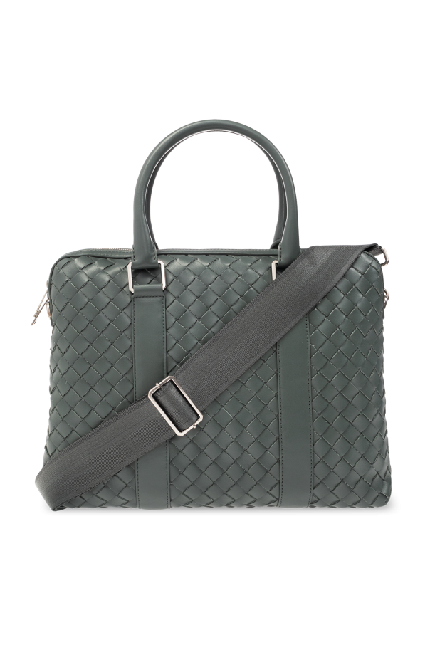 Leather briefcase od bottega Intrecciato Veneta