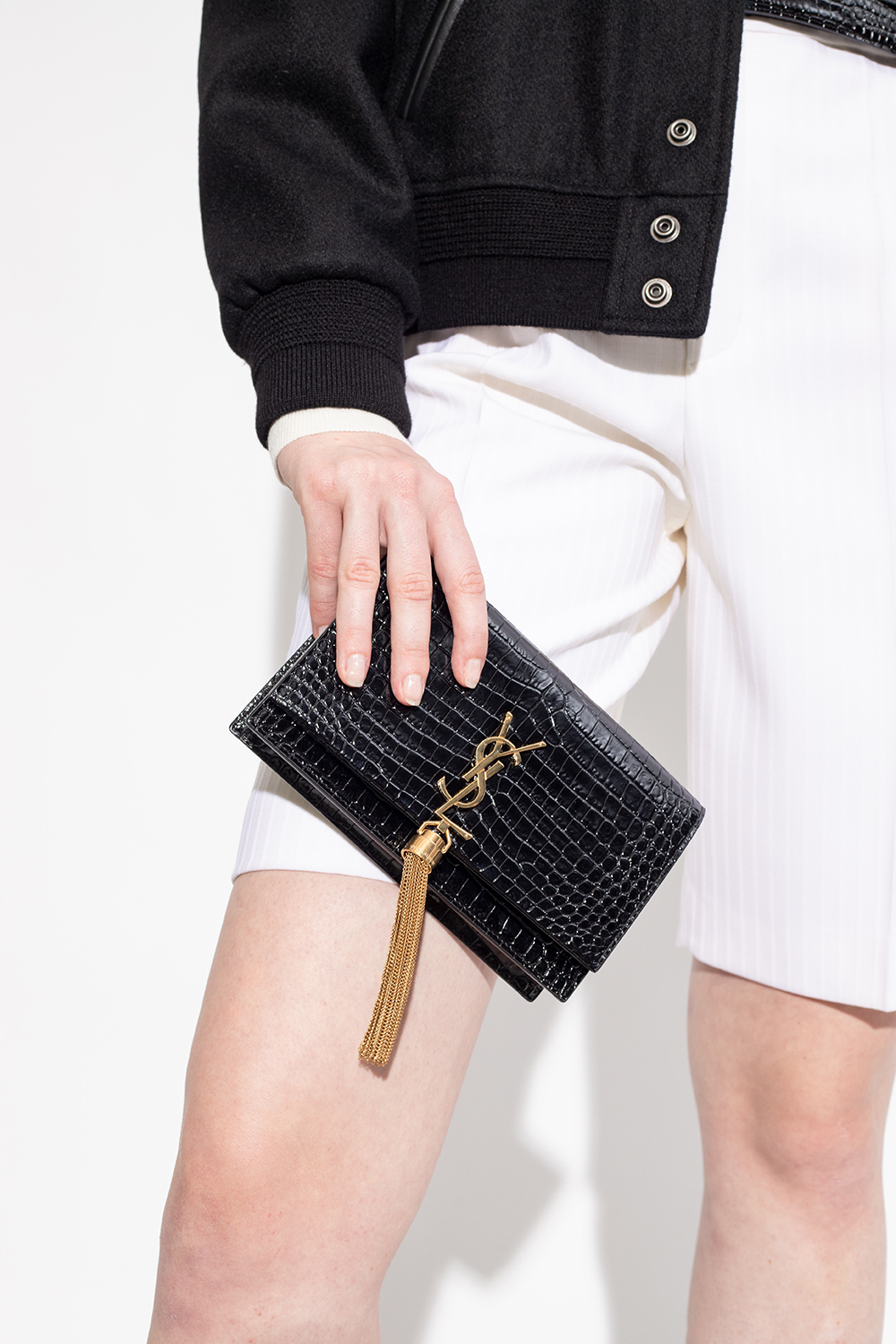 Saint Laurent ‘Kate’ wallet with chain