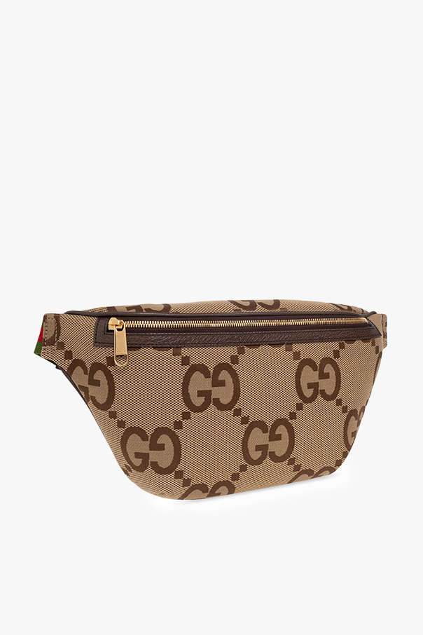 gucci button-detailed Monogrammed belt bag