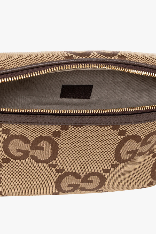 gucci button-detailed Monogrammed belt bag