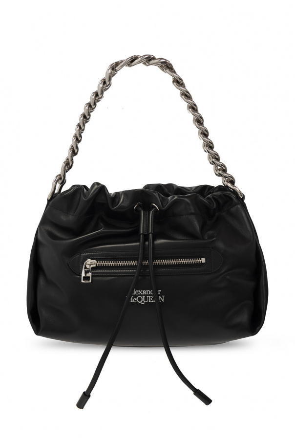 Alexander McQueen handbag with motif of skeleton alexander mcqueen bag asoby