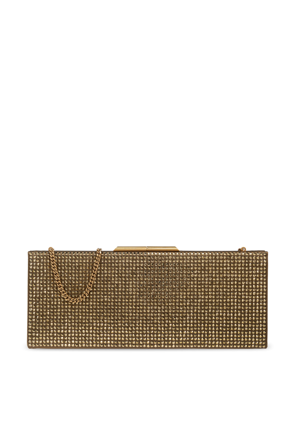 Saint Laurent Clutch with shimmering appliqués