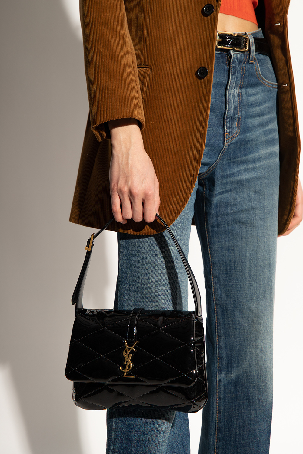 Brown 'Le Monogramme Medium' shoulder bag Saint Laurent - Vitkac