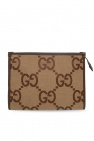 Gucci BROWN Pouch with monogram