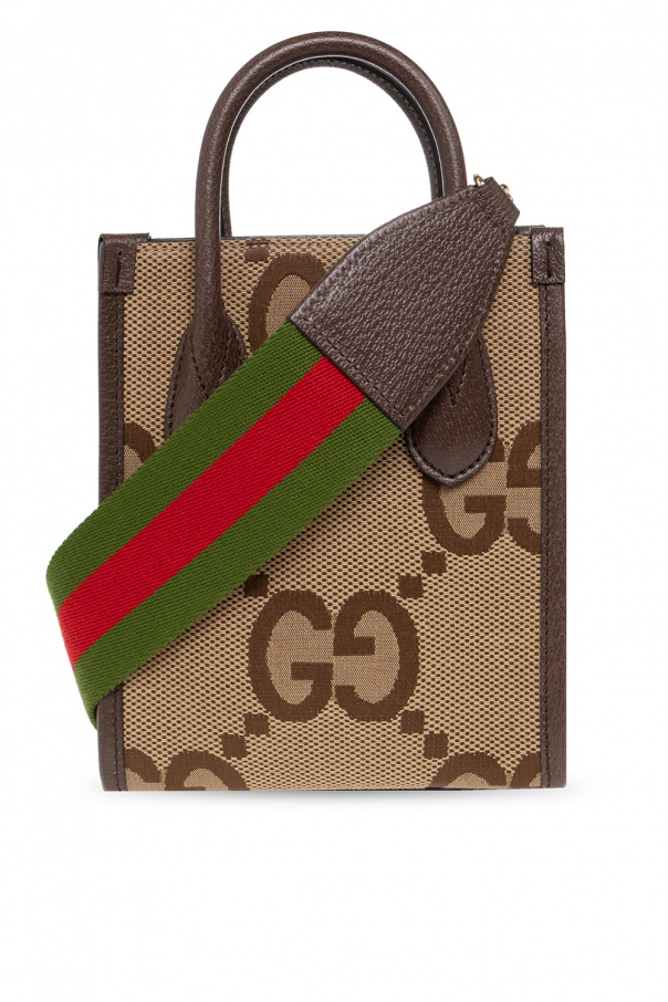 Gucci paskiem gucci logo-embossed crossbody bag