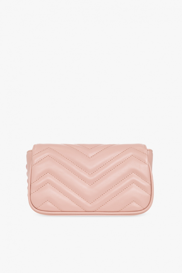 GG Marmont belt bag in light pink leather