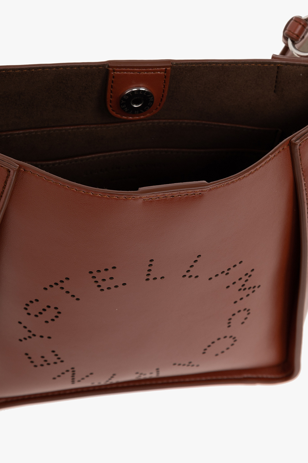 Stella McCartney Shoulder bag with perforated logo