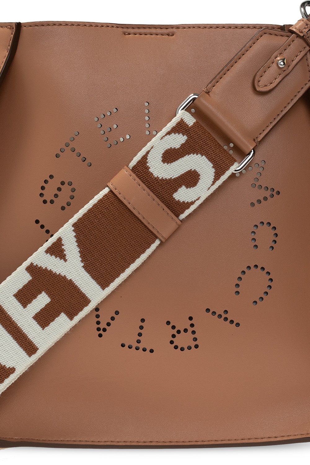 Stella McCartney Shoulder bag with perforated logo