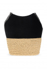 Stella McCartney ‘Falabella Raffia Medium’ shopper bag