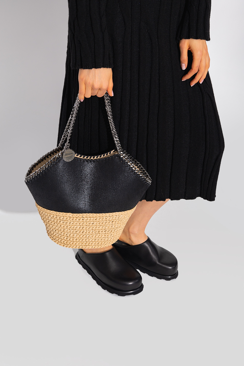 Stella McCartney ‘Falabella Raffia Medium’ shopper bag | Women's Bags ...