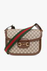 Gucci beige ‘Horsebit 1955’ shoulder bag
