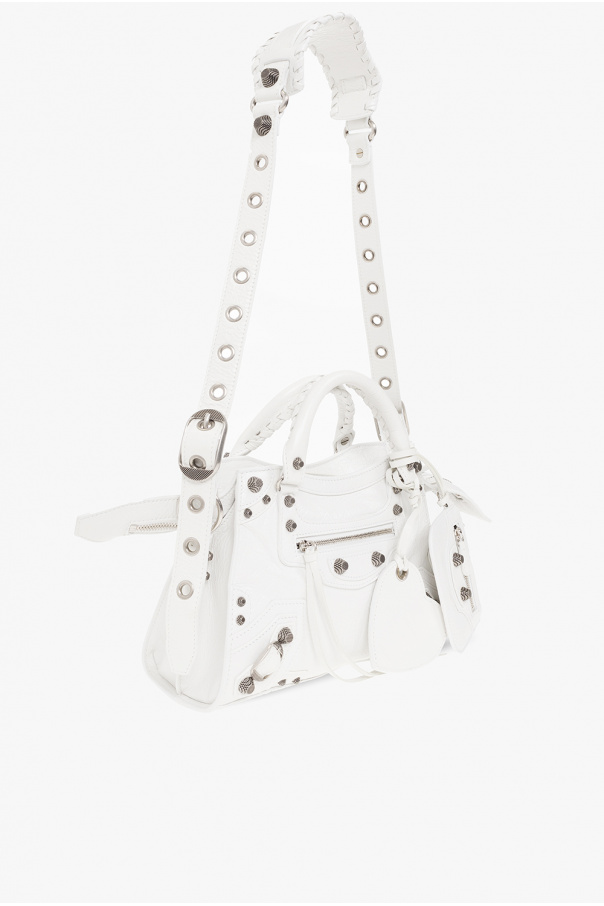 White 'Neo Cagole Small' shoulder bag Balenciaga - Vitkac HK