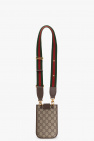 Gucci BROWN Strapped phone holder