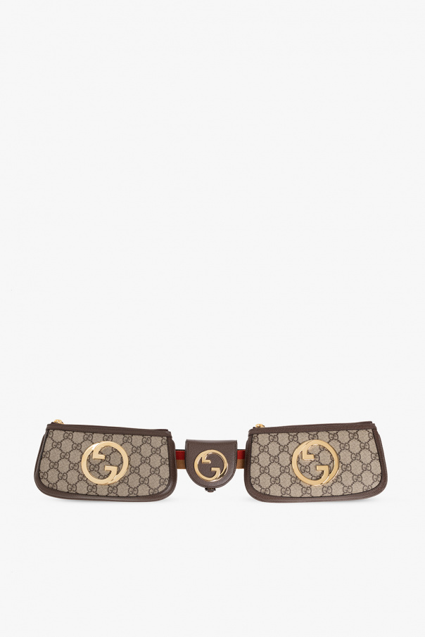 gucci espadrilles ‘Blondie’ belt with 3 pouches