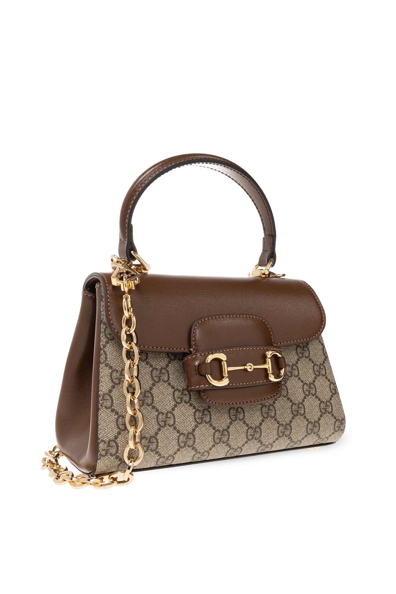 Brown '1955 Horsebit Mini' shoulder bag Gucci - Vitkac TW