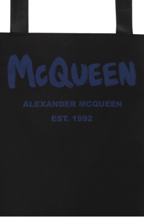 Alexander McQueen slides with logo alexander mcqueen shoes