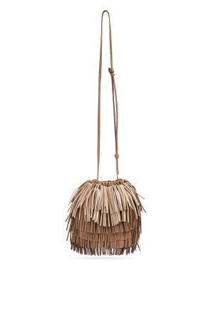Zimmermann "Fringe" linen shoulder bag