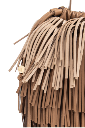 Zimmermann "Fringe" linen shoulder bag