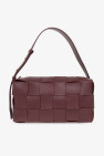 bottega handbags Veneta Messenger shoulder bag in black braided leather