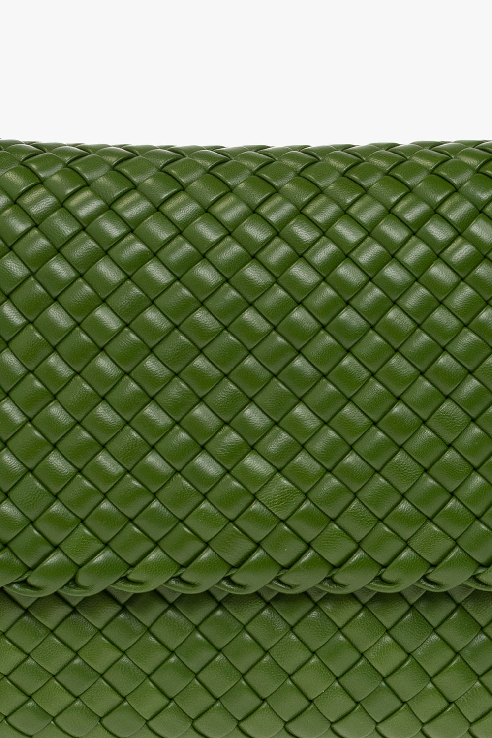 Cobble Small Leather Shoulder Bag in Green - Bottega Veneta