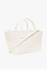 Bottega Veneta WHITE ‘Cabat Mini’ shopper bag