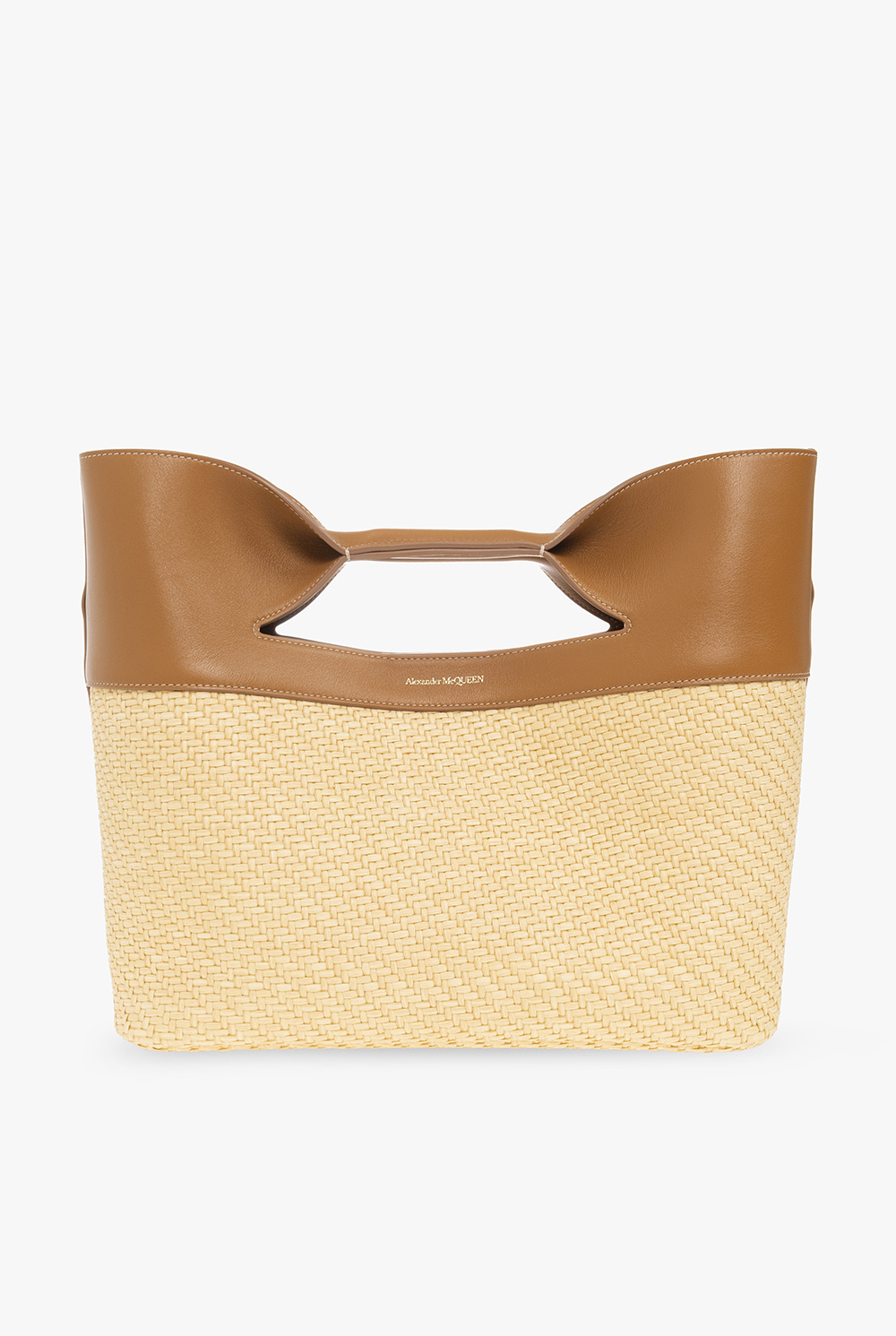 Alexander McQueen ‘The Bow Small’ wool bag