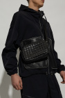 Bottega Veneta BLACK ‘Intrecciato Camera Small’ shoulder bag