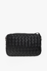 Bottega Veneta BLACK ‘Intrecciato Camera Small’ shoulder bag