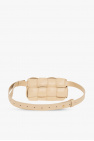 Bottega Veneta beige ‘Padded Cassette Mini’ belt bag