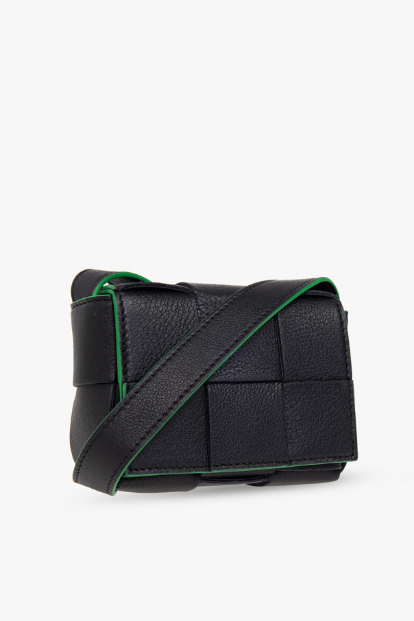 Bottega Veneta Cassette Sling Bag - Black - Man - Buffalo Skin