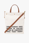 Saint Laurent cream ‘Universite’ shopper bag