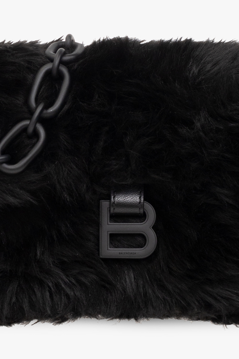 Balenciaga ‘Downtown XS’ faux fur shoulder bag